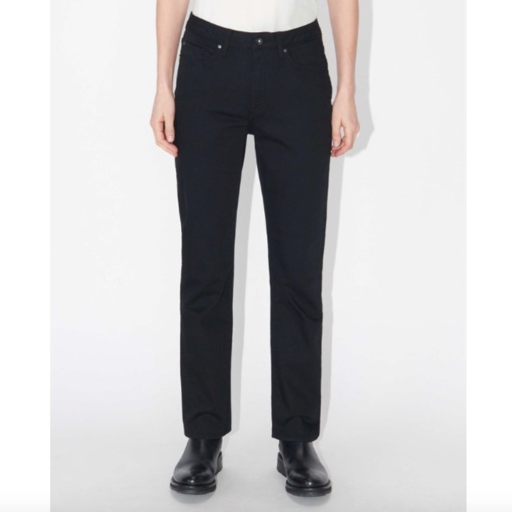 Tiger of Sweden Black Meg Jeans Slim Straight Stretch Denim Pants Designer 27 4